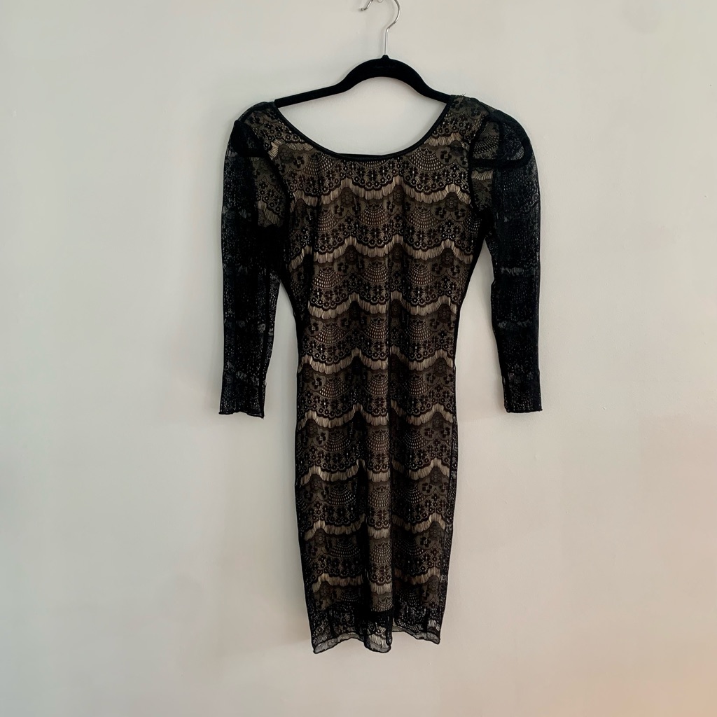 Lace Lowback Dress